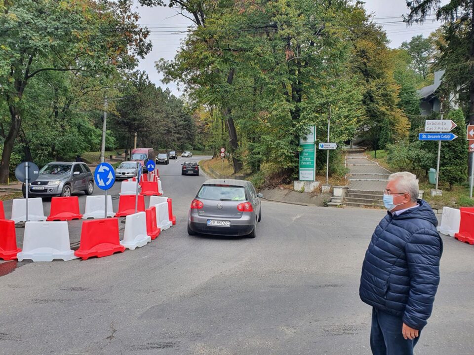 Ion Lungu: “Vom monta și în alte zone din municipiu sensuri giratorii provizorii”