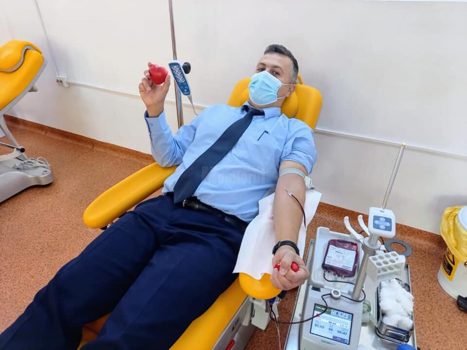 Jandarmii suceveni au donat sânge timp de două zile