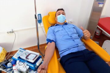 Jandarmii suceveni au donat sânge timp de două zile
