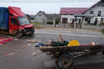 Accidentul s-a produs marți dimineață, în jurul orei 7.00, pe DN 17A, la Marginea