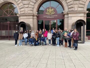 Elevi și profesori de la Colegiul Militar „Ștefan cel Mare” din Câmpulung Moldovenesc, într-un schimb de experiență în Bulgaria