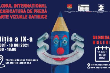 Salonul Internațional de Caricatură de Presă și Arte Vizuale Satirice, ediția a IX-a, accesibil și în mediul virtual
