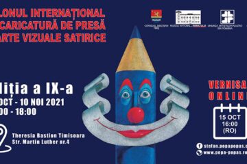 Salonul Internațional de Caricatură de Presă și Arte Vizuale Satirice, ediția a IX-a, accesibil și în mediul virtual