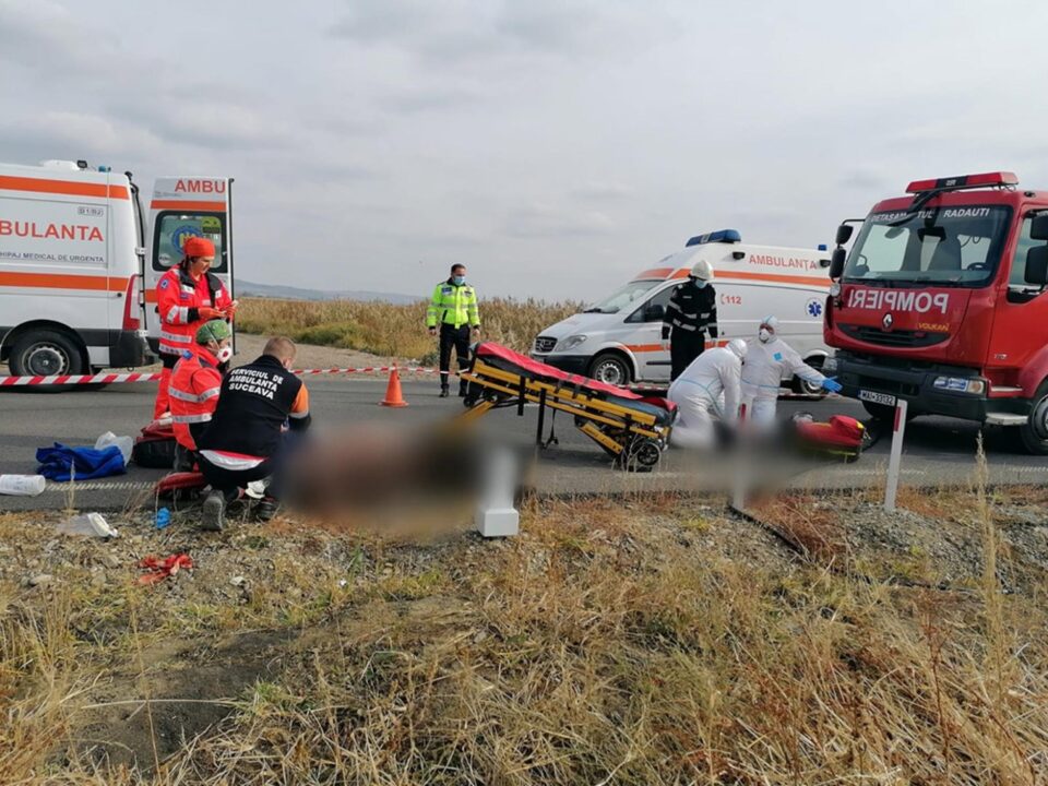 Imagini de coșmar la locul accidentului
