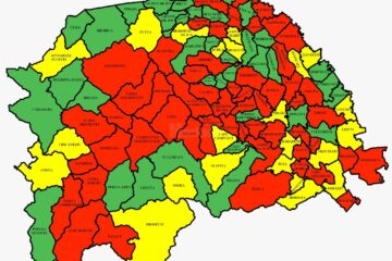 Incidența cazurilor de Covid-19 în județul Suceava