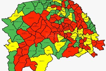 53 din cele 114 de localități ale județului Suceava sunt în scenariul roșu