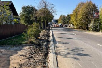 Noul trotuar va asigura continuitatea deplasării pietonilor de pe str. Mitocului până la Alexandru Ghica