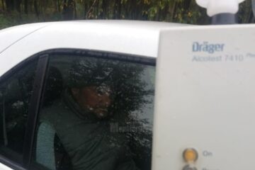 Valoare foarte mare la etilotest, constată de polițiștii de la Secția Rurală Gălănești