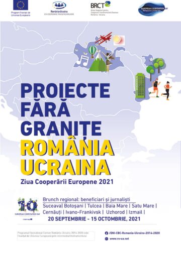 “Proiecte fără granițe România – Ucraina”, 9 evenimente, în 2 țări