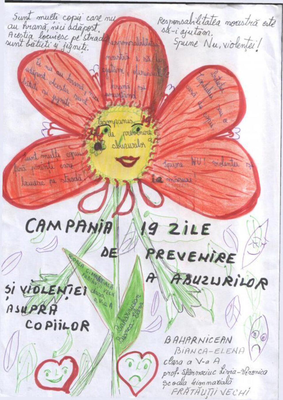 Campania „19 zile de activism împotriva abuzurilor asupra copiilor și tinerilor”