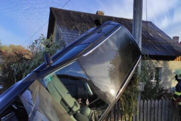 Accidentul nu a avut, din fericire, consecințe grave