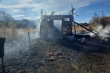 incendiu la balaceana