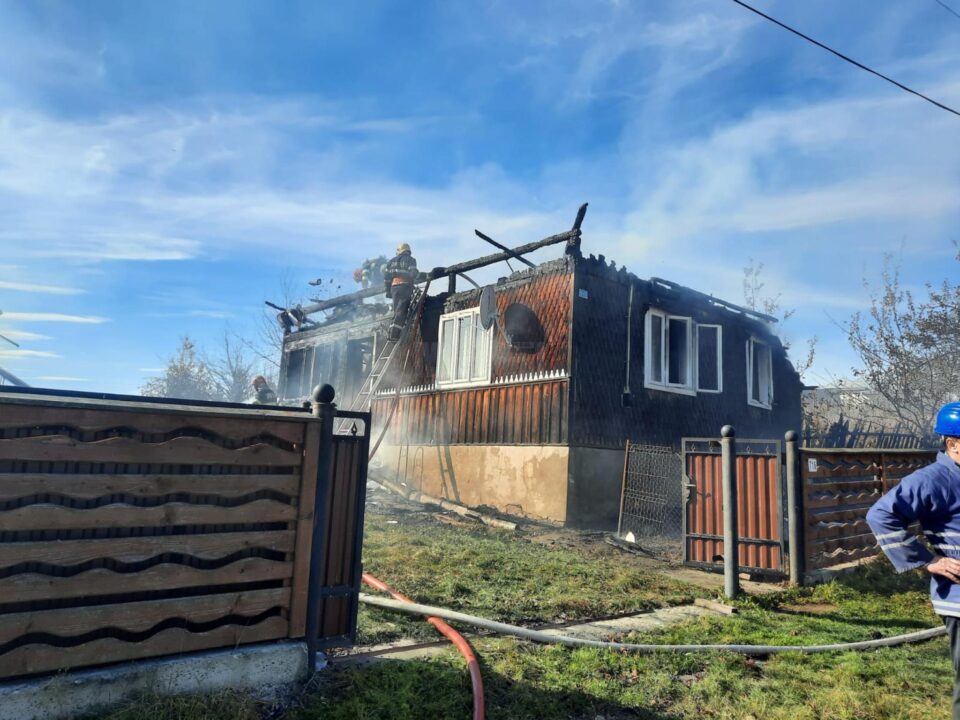 incendiu la balaceana
