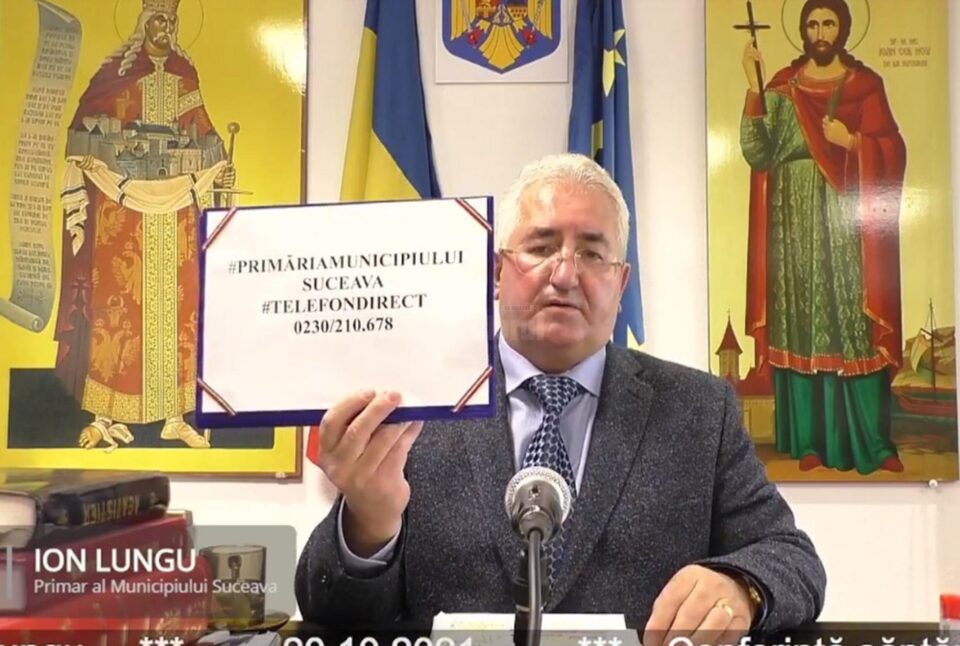 Ion Lungu a anunțat deschiderea unei linii telefonice directe la cabinetul primarului, pentru cetățenii afectați de pandemie