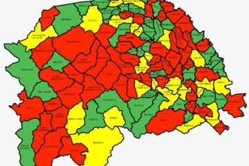 Incidența cazurilor de Covid în județul Suceava