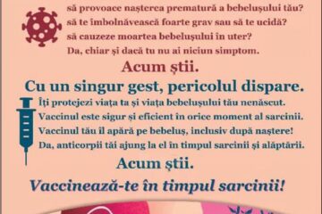 Apel către gravide: “Nu amânați vaccinarea până după naștere! Ar putea fi prea târziu”