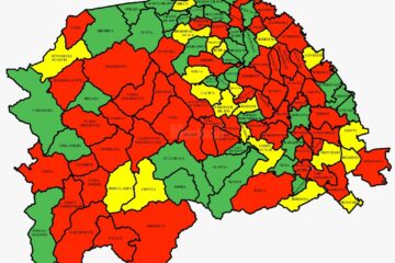 Rata de infectare în municipiul Suceava a scăzut la 6,82 de cazuri de Covid la mia de locuitori