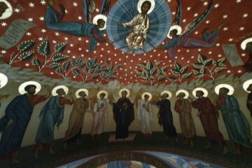 Lucrările de pictură în tehnică fresco din interiorul Catedralei „Nașterea Domnului”, din Suceava, au fost demarate în 2018