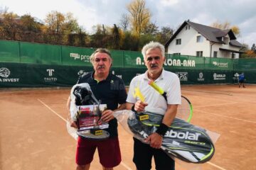 Constantin Bălan și Gigi Berariu au jucat finala Categoriei Veterani +60
