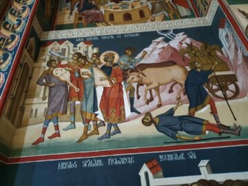 Lucrările de pictură în tehnică fresco din interiorul Catedralei „Nașterea Domnului”, din Suceava, au fost demarate în 2018