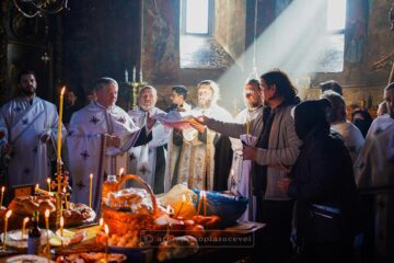 Părintele protosinghel David Oprea, pomenit la 40 de zile Foto Arhiepiscopia Sucevei și Rădăuților