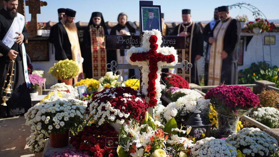 Părintele protosinghel David Oprea, pomenit la 40 de zile Foto Arhiepiscopia Sucevei și Rădăuților