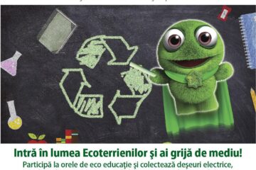 Școlile pot să se înscrie la concursul național de educație pentru mediu „Școala Ecoterrienilor”
