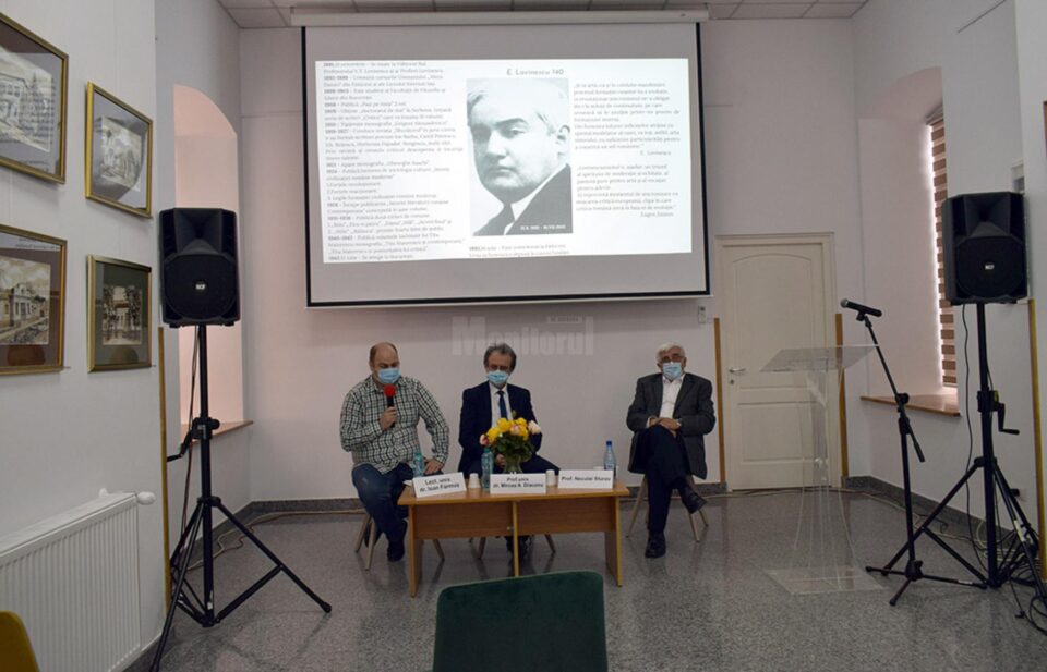 Scriitorul Eugen Lovinescu a fost omagiat la Fălticeni cu ocazia împlinirii a 140 de ani de la nașterea sa