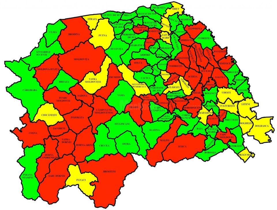 Marți au fost înregistrate 177 de noi cazuri de Covid în județ, din 1.771 de persoane testate