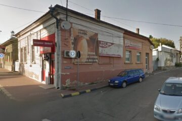 Zona de lângă Piața Mare unde ar urma să fie făcută parcare supraetajată