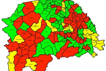 Incidența în localitățile sucevene