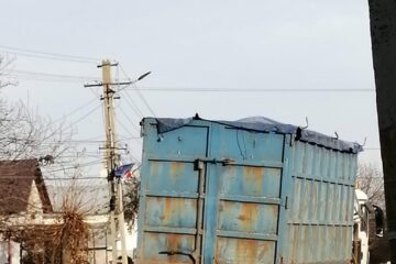 Camionul indisponibilizat