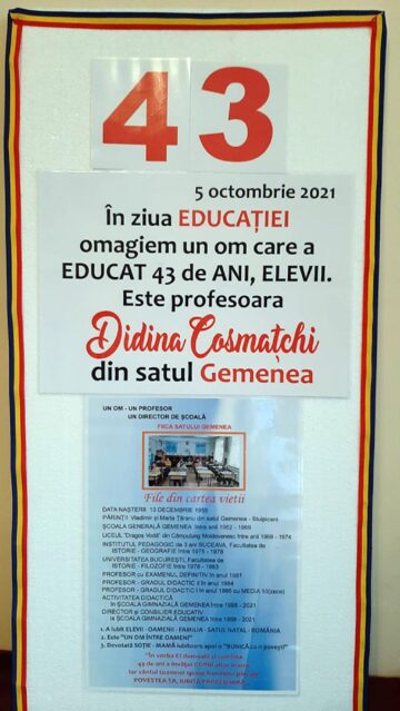 Moment festiv. Ziua Educației