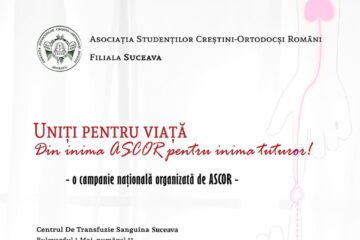 „Din inima ASCOR Suceava, pentru inima tuturor”, campanie de donare de sânge