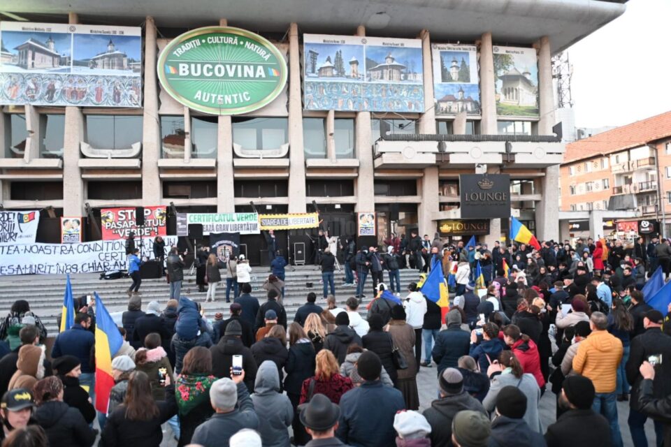 Două amenzi pentru organizatorii protestului de duminică
