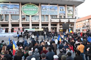 Două amenzi pentru organizatorii protestului de duminică