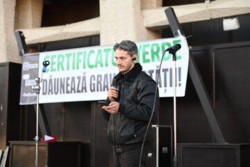 Marius Cârneală, de la Grupul Civic Suceava Educată, organizator al protestului de duminică