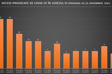 În primele două săptămâni din noiembrie s-au îmbolnăvit de Covid 1.370 de suceveni, din care 156 au murit