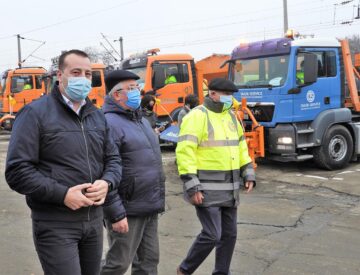 Dispecerat de iarnă și verificare în teren a pregătirilor de intervenție la deszăpezire și îngheț