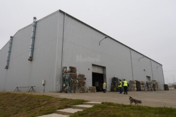Clădirea Stației de Sortare de la depozitul ecologic de la Moara