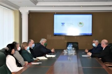 Intalnirea intre cele doua delegatii la USM, in Capitala Moldovei