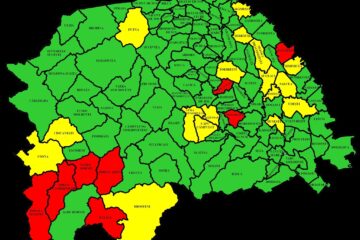 Harta incidenței în județul Suceava