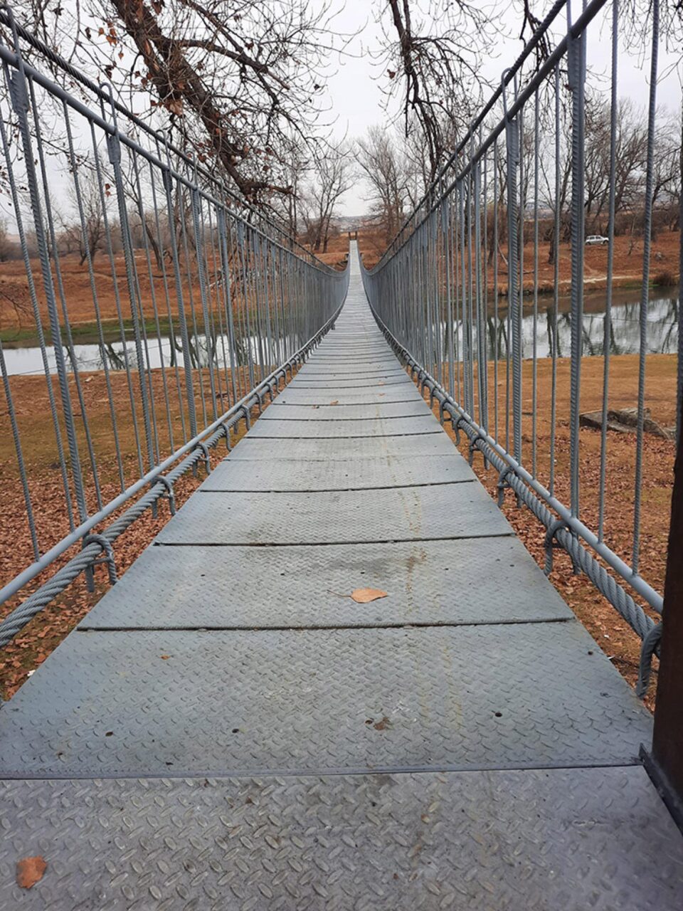 Puntea de la Lisaura după reabilitare