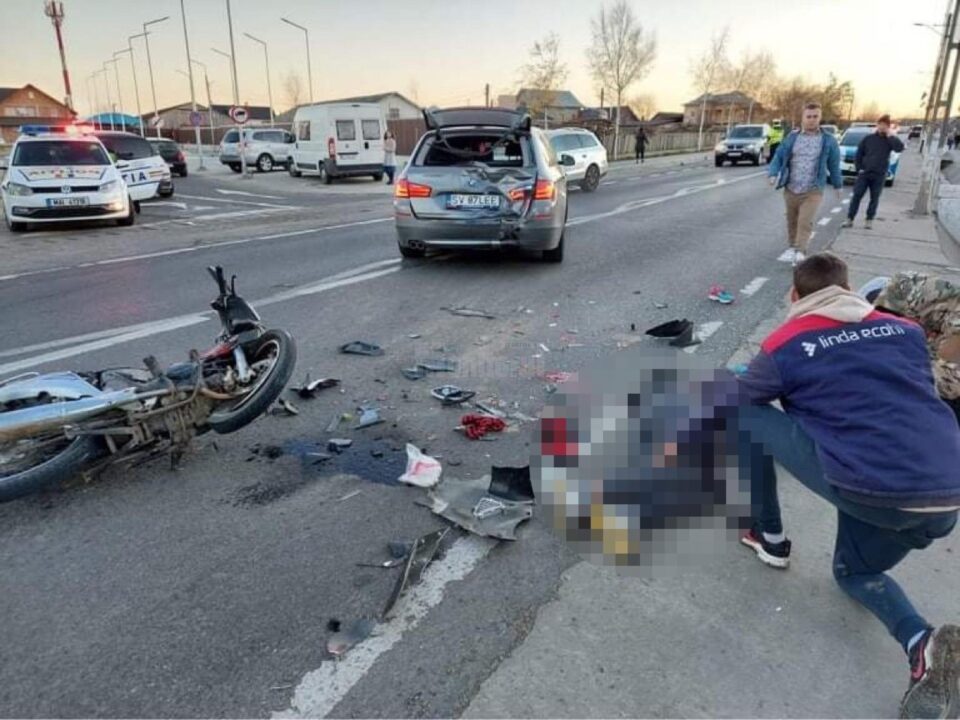 accident scuter dumbraveni