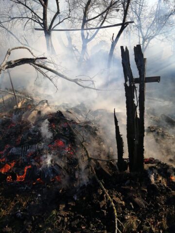 Al doilea incendiu s-a înregistrat la Grămești