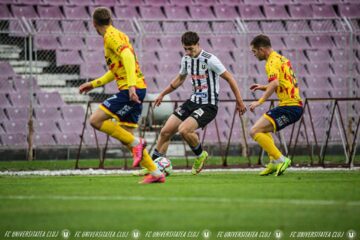 Albert Hofman este pe val în Liga a II-a. Foto facebook FC Universitatea Cluj
