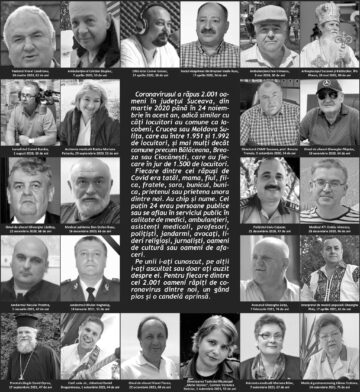 Ei sunt printre cei mai cunoscuți dintre cei 2.000 de suceveni uciși de Covid