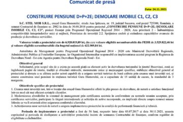 CONSTRUIRE PENSIUNE D+P+2E; DEMOLARE IMOBILE C1, C2, C3
