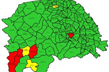 Patru localități din Suceava mai sunt în „zona roșie” și trei în cea „galbenă”