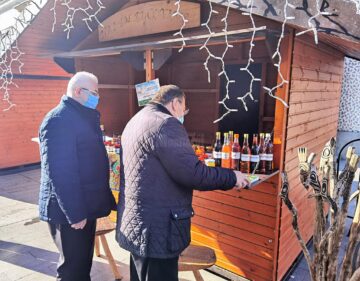 Târgul de Crăciun, deschis în centrul Sucevei, dar în condiții de pandemie